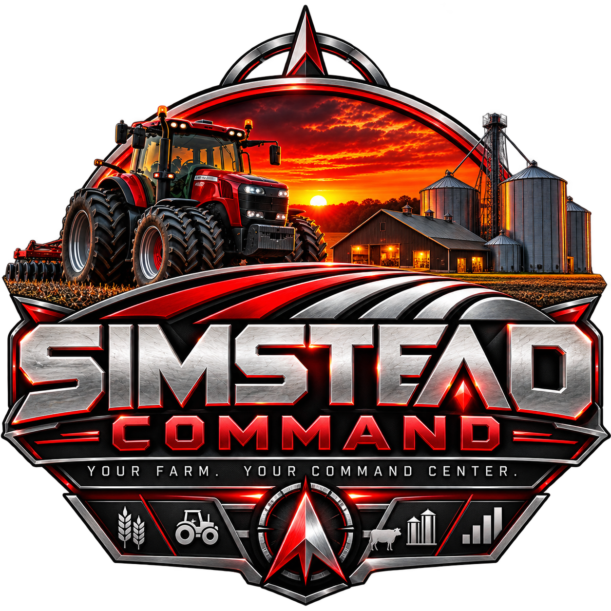 Simstead Command — Your farm. Your command center.